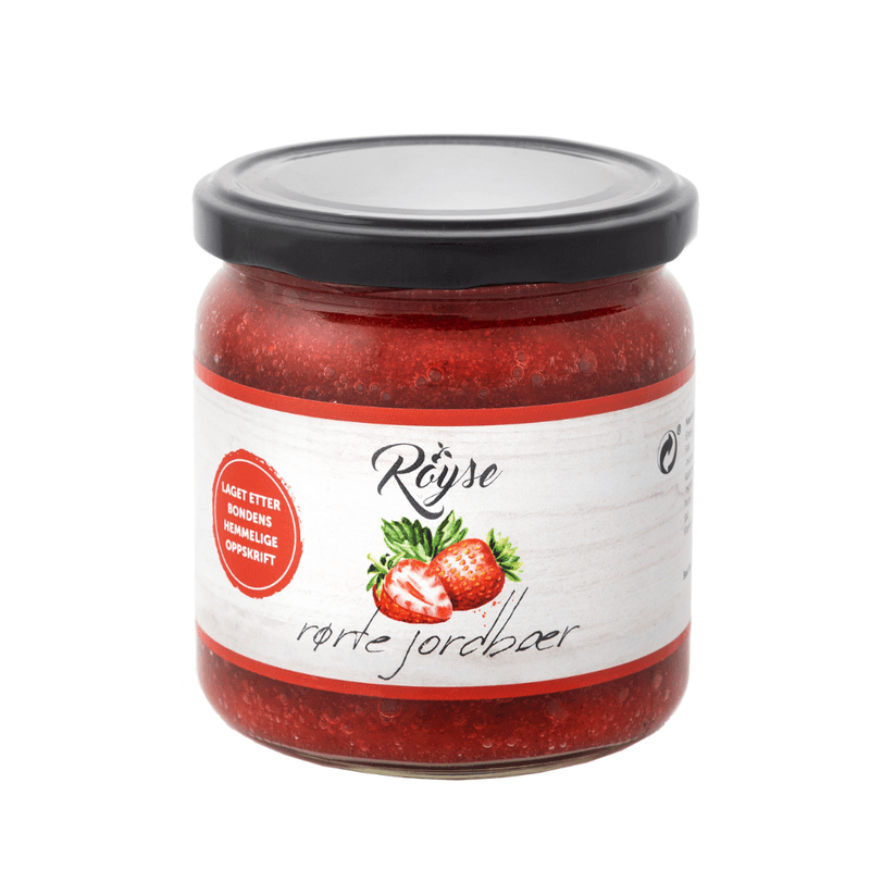 Rørte Jordbær 400 g